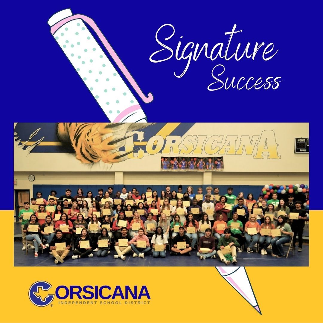  First Corsicana ISD Academic Signing Day Nets High Marks 
